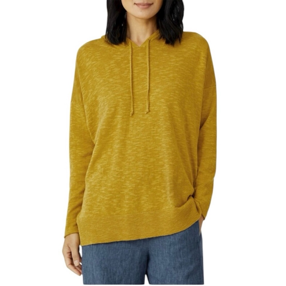 EILEEN FISHER Organic Cotton Linen Slub Hooded Top
Mustard Seed